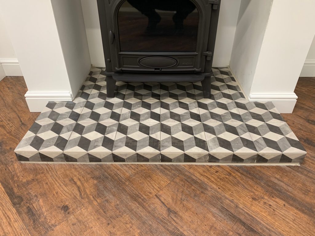 Block Tiled Hearth Yorkshire Stoves & Fireplaces