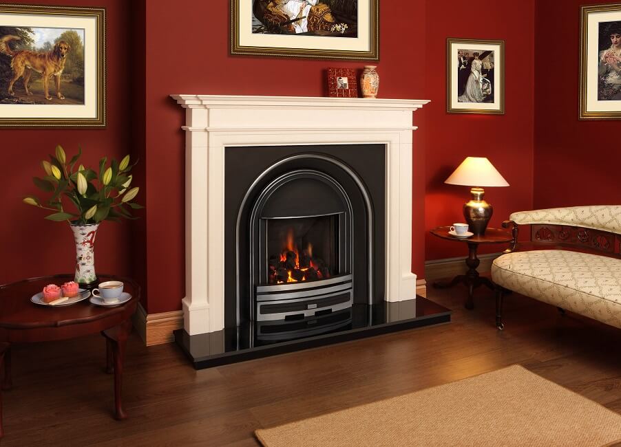 Baverstock Aegean Limestone Surround Yorkshire Stoves & Fireplaces